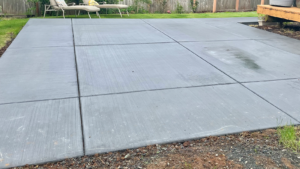 Backyard Concrete Patio