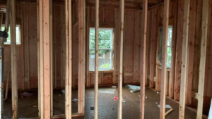 Emerson Contracting NW ADU interior framing