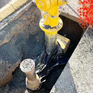 Emerson Contracting NW Replacement of Fire Hydrant